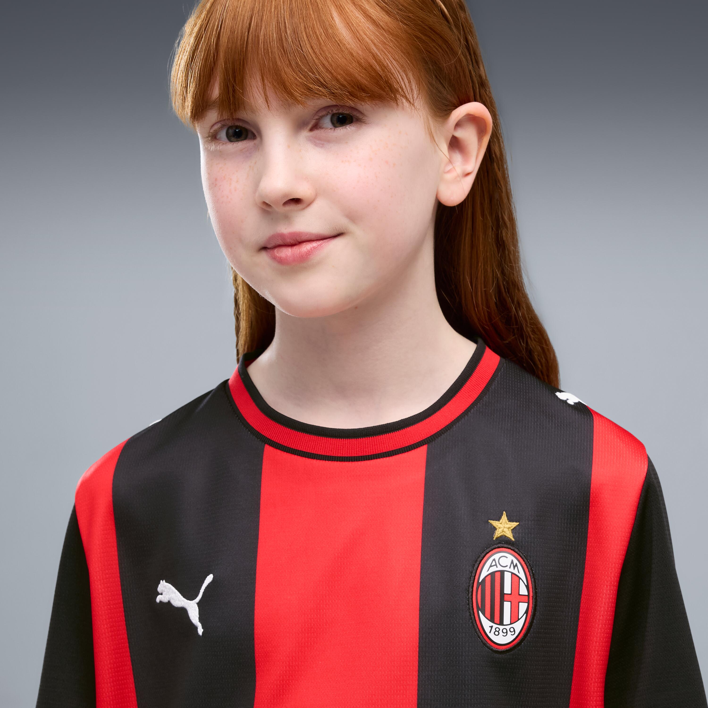 Camisola de FUTEBOL Replica Home AC Milan 26/27 CRIANÇA  2/6