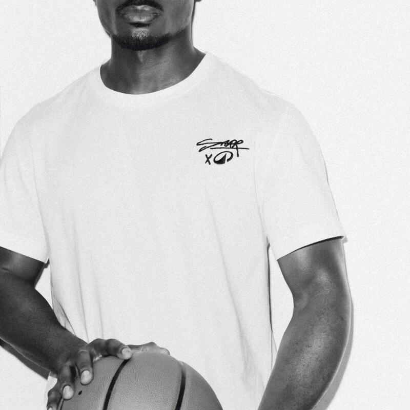 Tricou de basket SARR unisex, alb „back to canaveral”