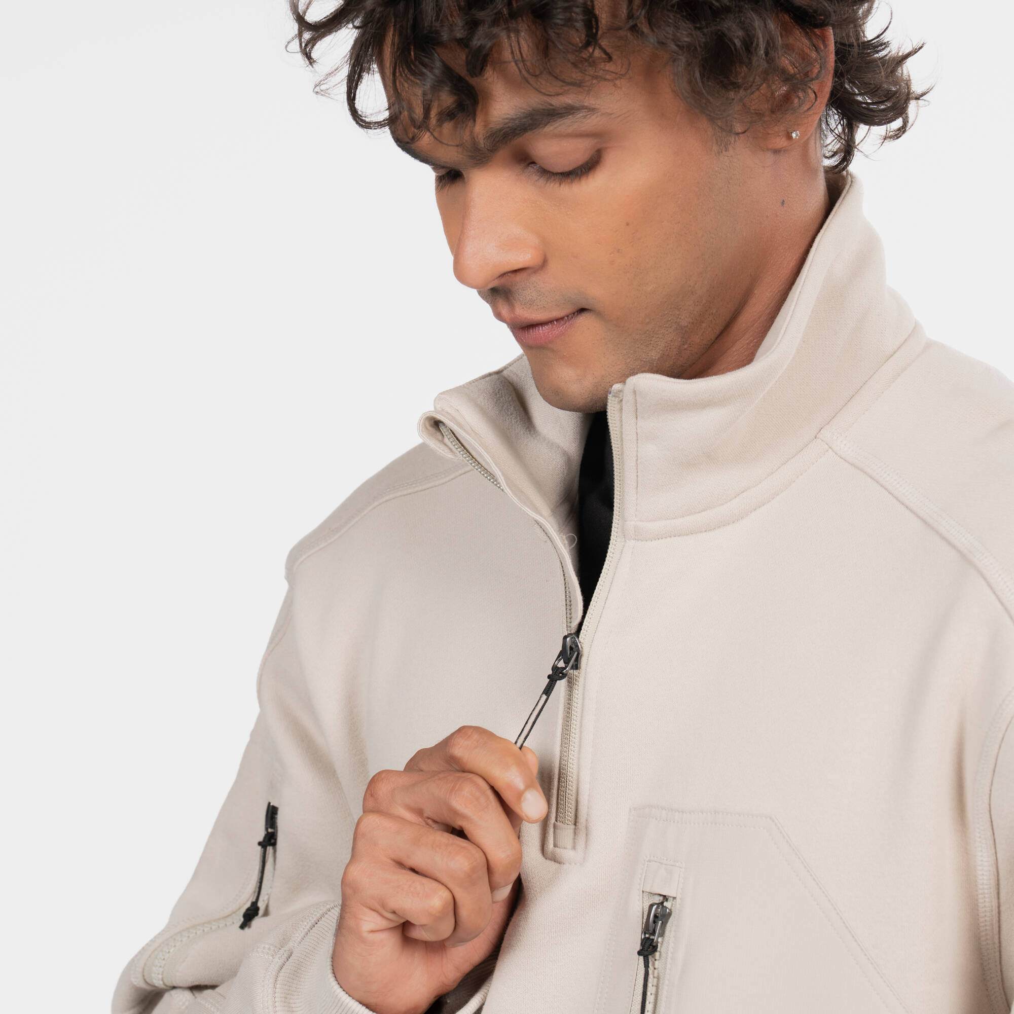Men's Half Zip-Up Sweatshirt 500 -  5
