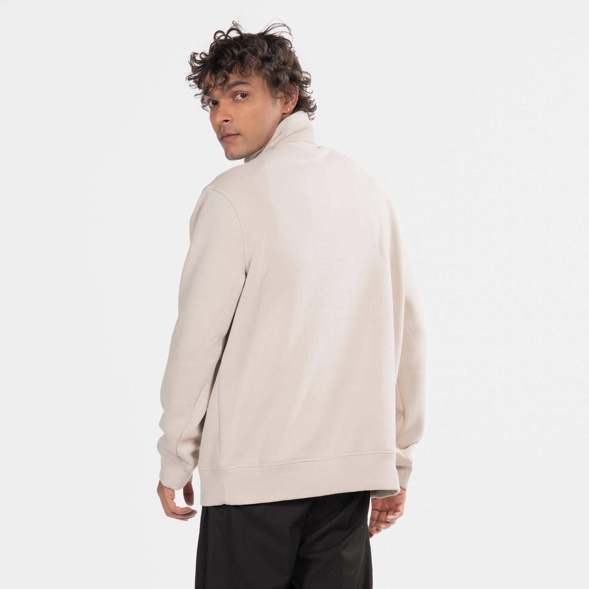 Men's Half Zip-Up Sweatshirt 500 -  4