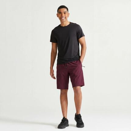 Men fitness shorts cardio training 500-noir