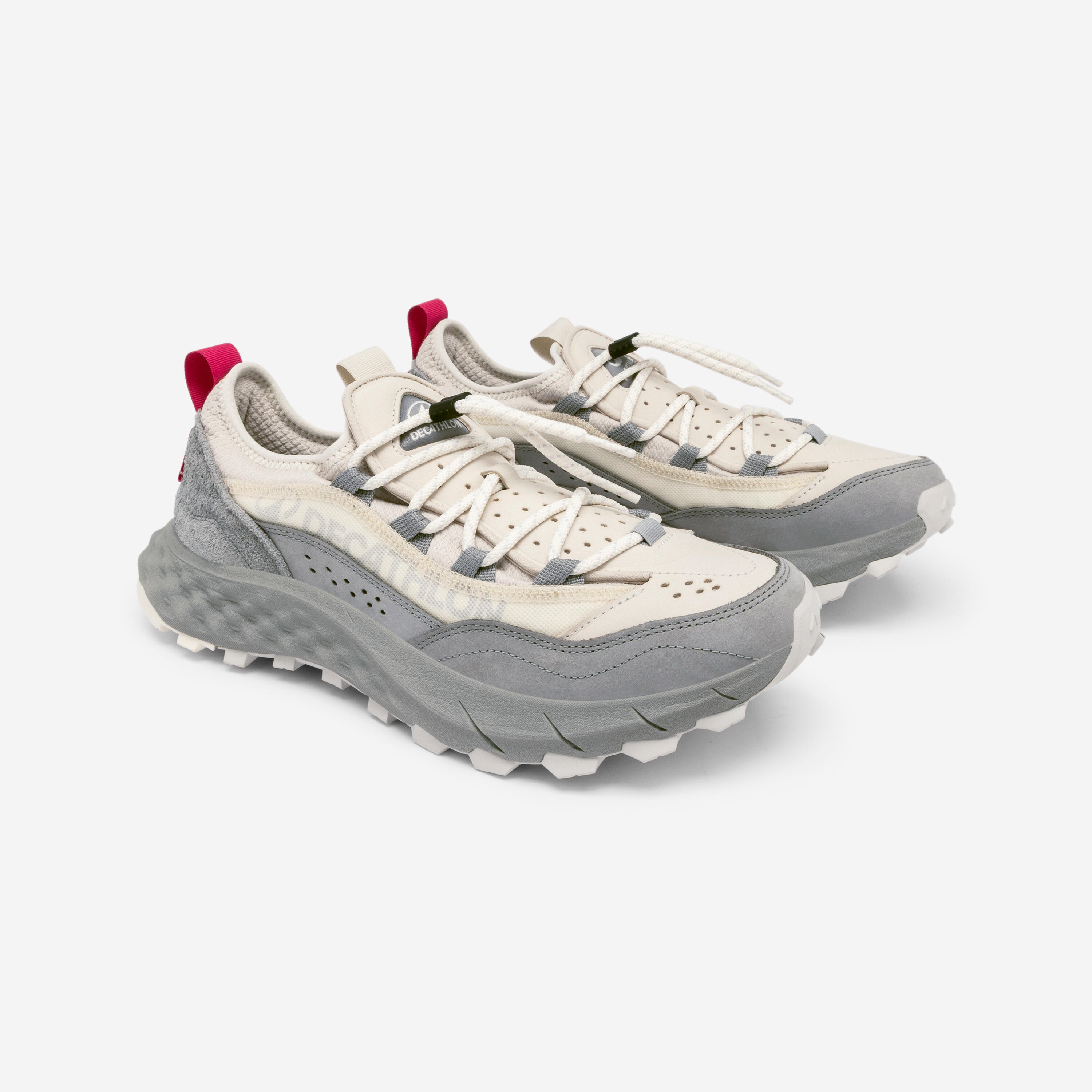 Fitnessschuhe Sneaker Leder - MTC X Lifetech weiß/grau 2/8