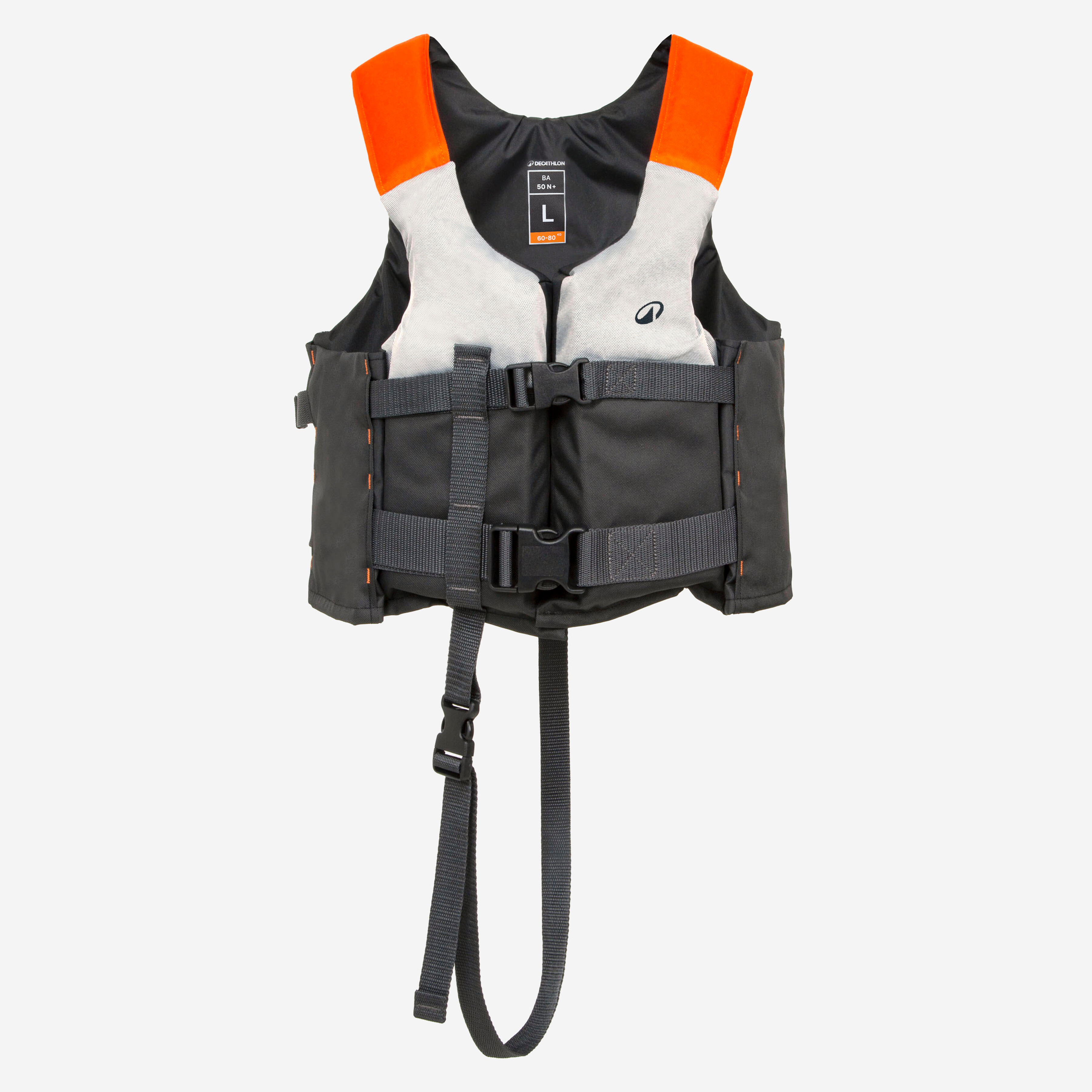 ITIWIT Pomocná plávacia vesta 50N+ na kajak/paddleboard/jachting sivá 25-40 kg · záber 3