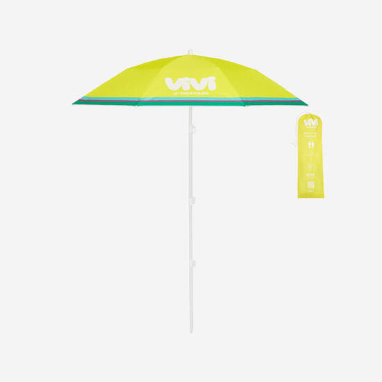 Parasol de plage compact 2 places UPF 50+ diamètre 160cm - Série limitée ViVi