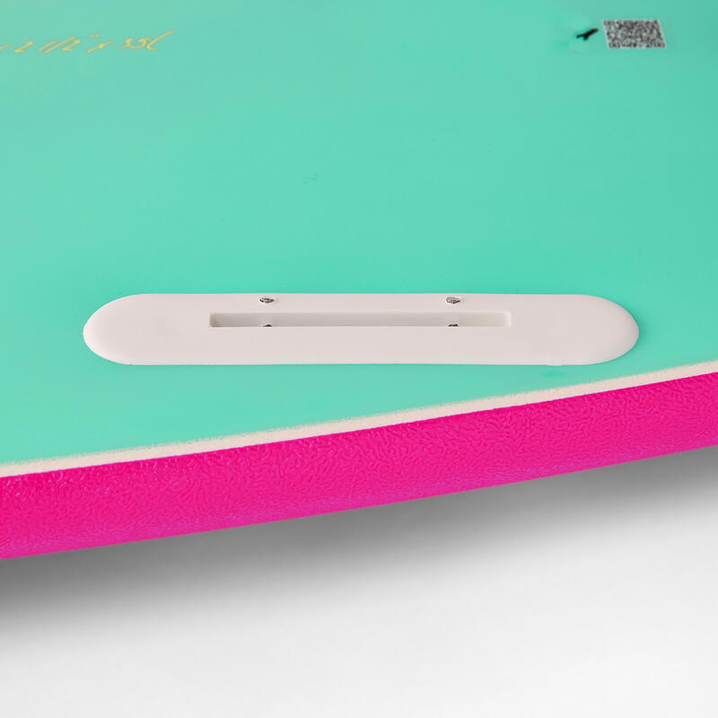 Placă surf din spumă shortboard 5'6, 500 Soft RAD Roz - Serie limitată ViVi