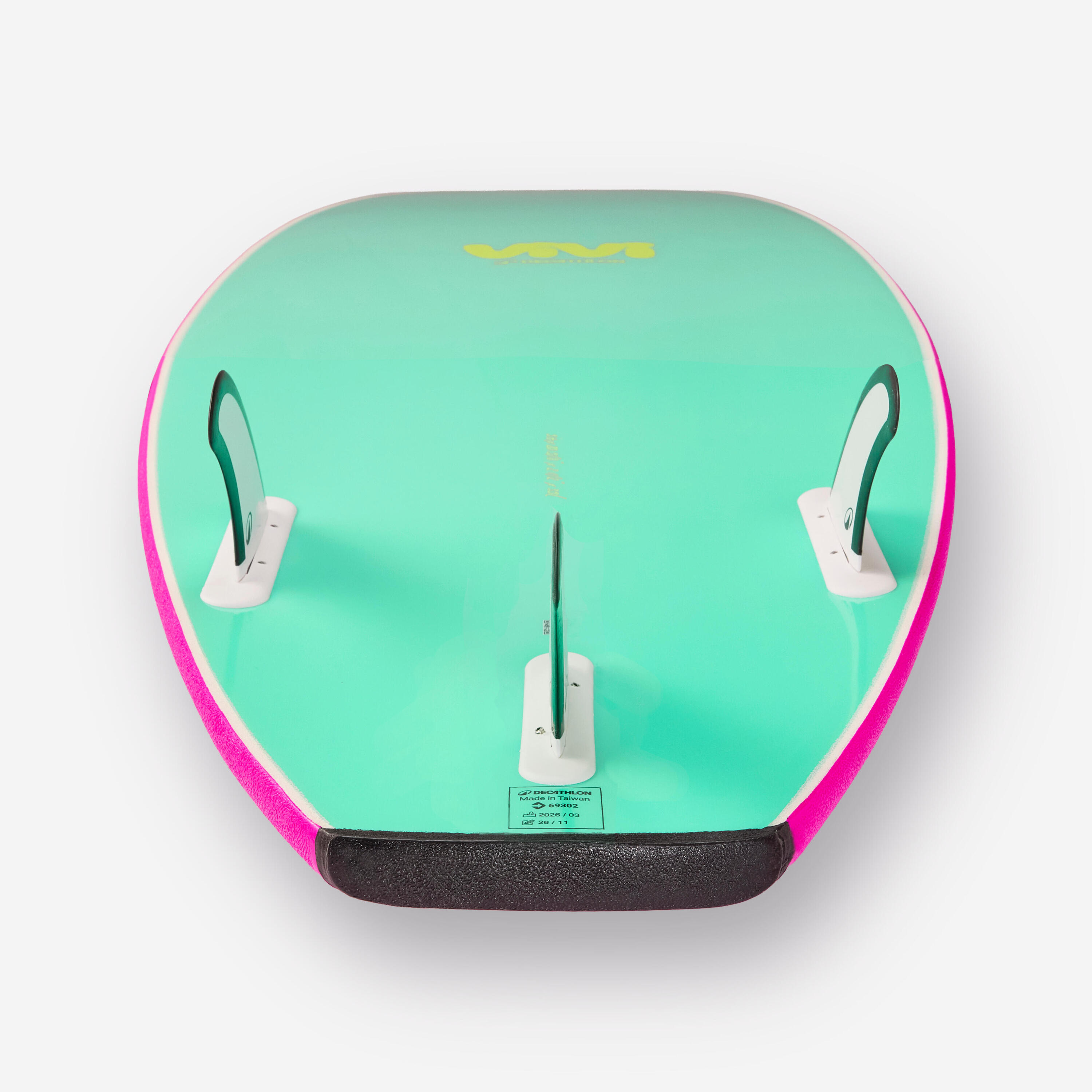 Planche de surf en mousse shortboard 5'6, 500 Soft RAD Rose - Série limitée ViVi 10/12