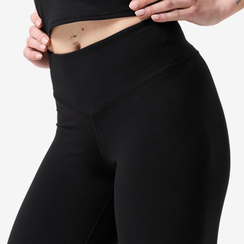 Colanți de fitness, scrunch, damă, negru