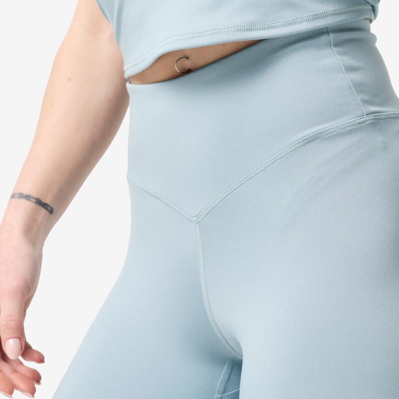 Colanți de fitness cu efect scrunch Albastru, Damă