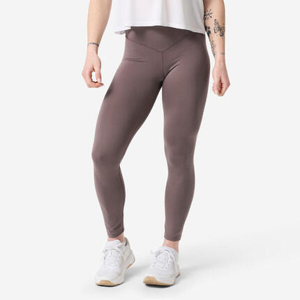 Legging de musculation froncé femme, noir