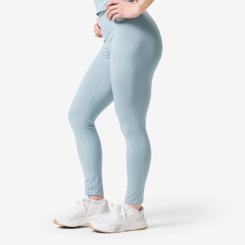 Colanți de fitness cu efect scrunch Albastru, Damă