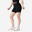 Șort de fitness cu efect scrunch, negru, damă