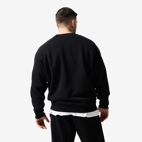 Світшот спортивний чоловічий оверсайз чорний