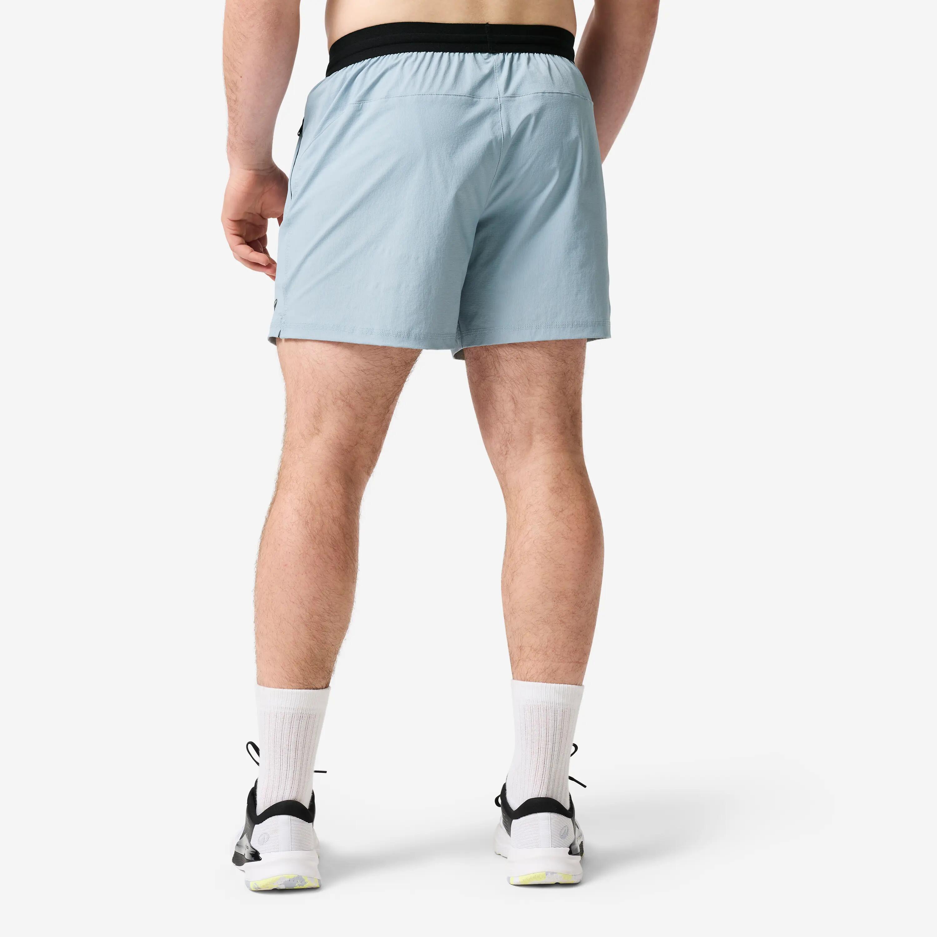 Calções Leves de Musculação Homem Azul Acinzentado 6/12