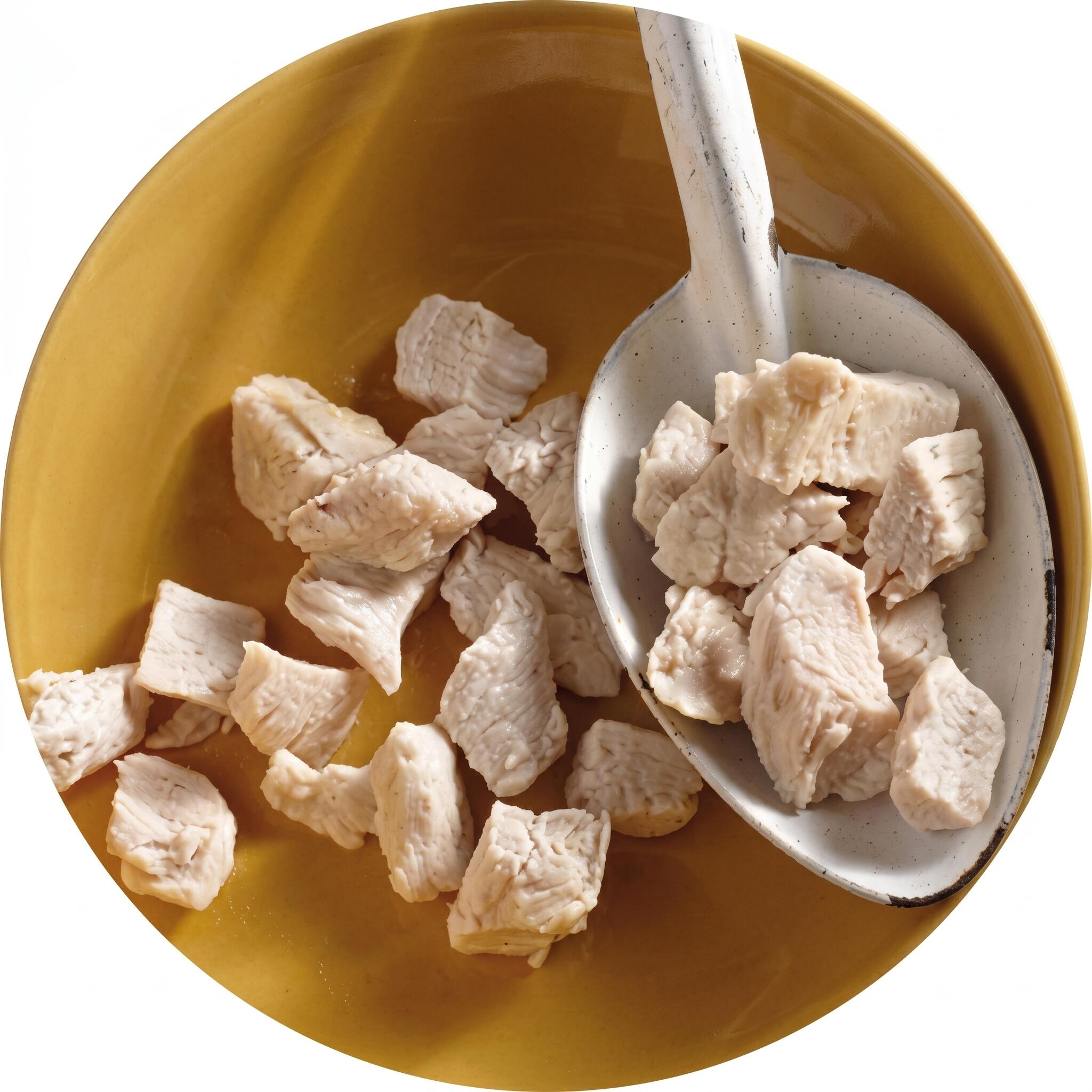 Cubes de poulet pour ravitaillement de randonnée 2/2
