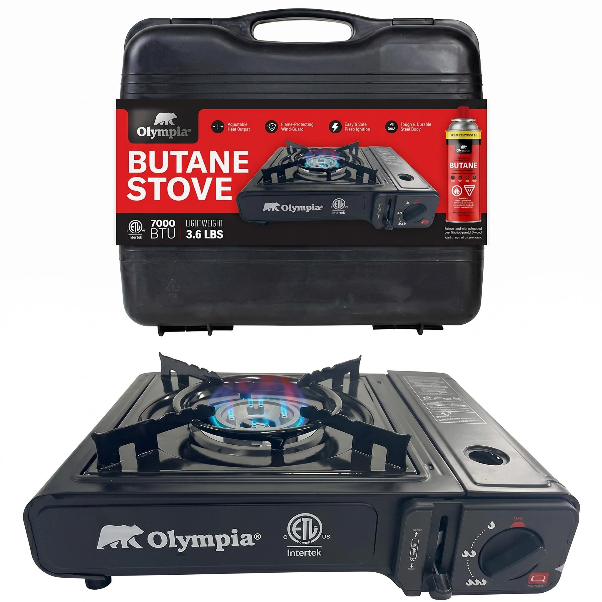Réchaud portatif à gaz butane Olympia 3/3
