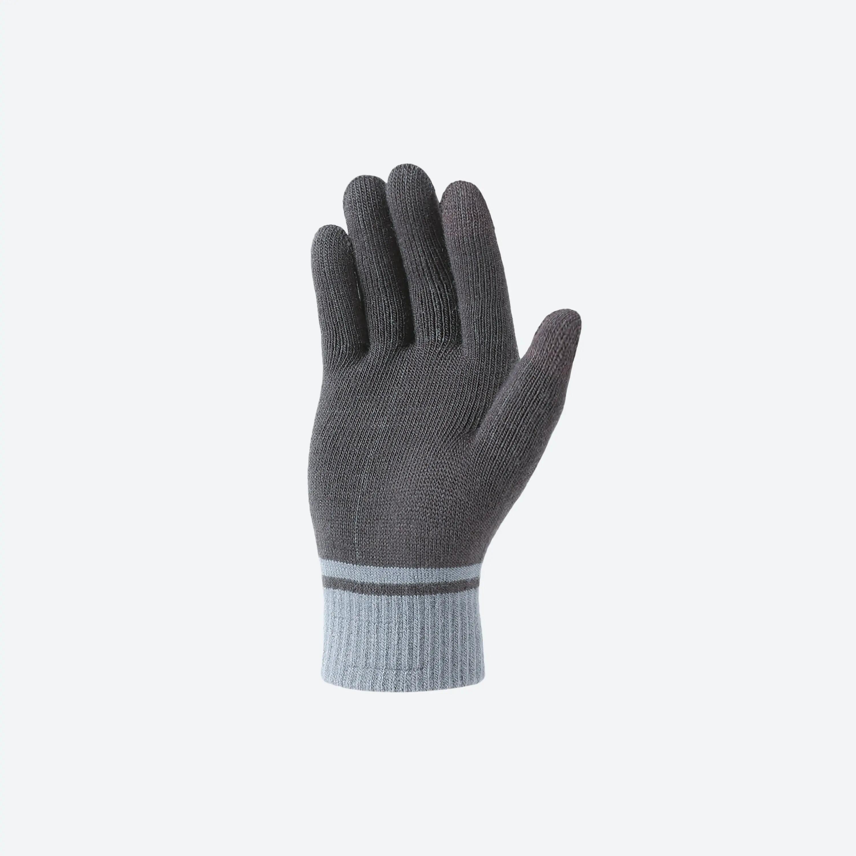GLOVE HIKE 100 KNITTING GREY -  2