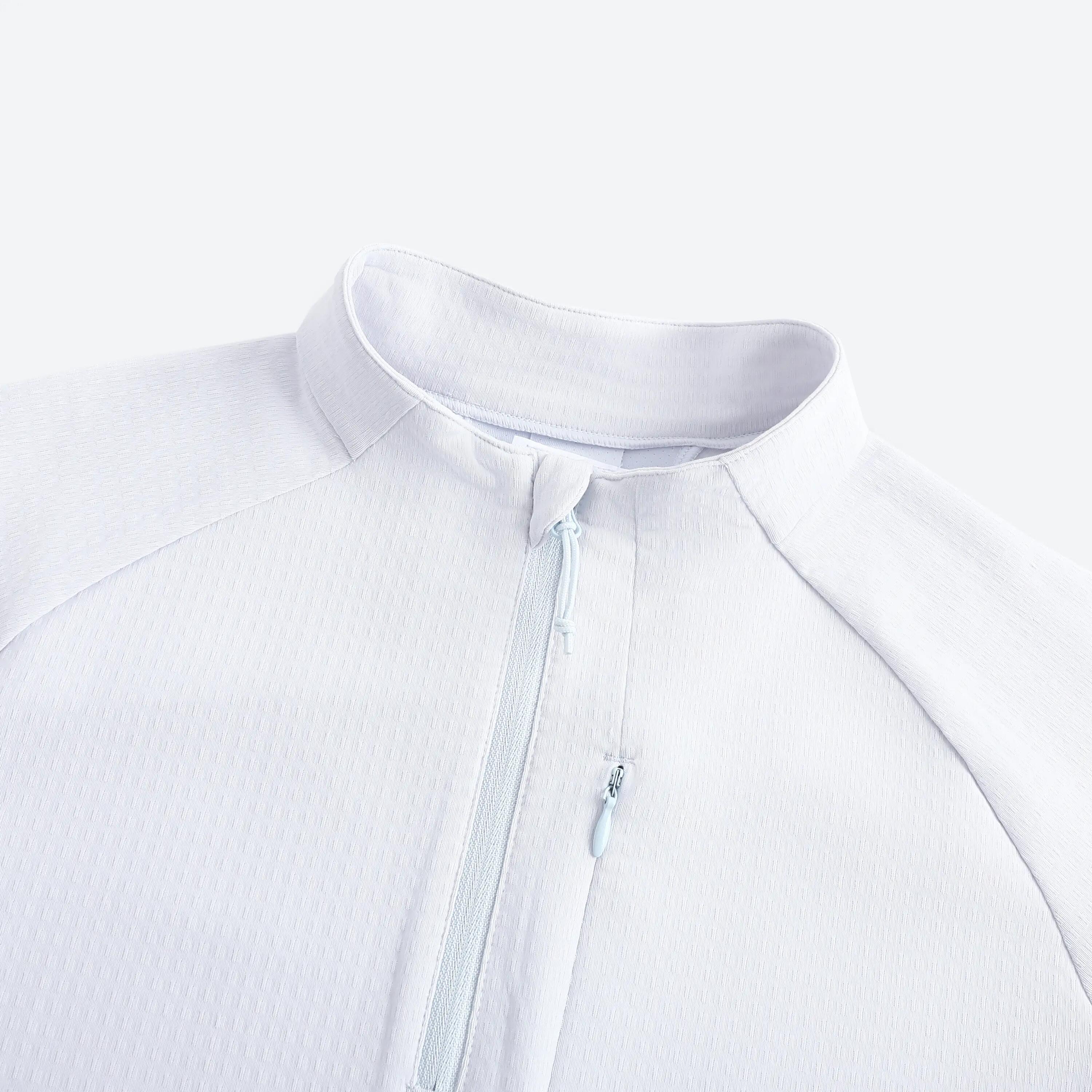 Woen’s long-sleeved hiking t-shirt, MH500 Warm - Blue -  3