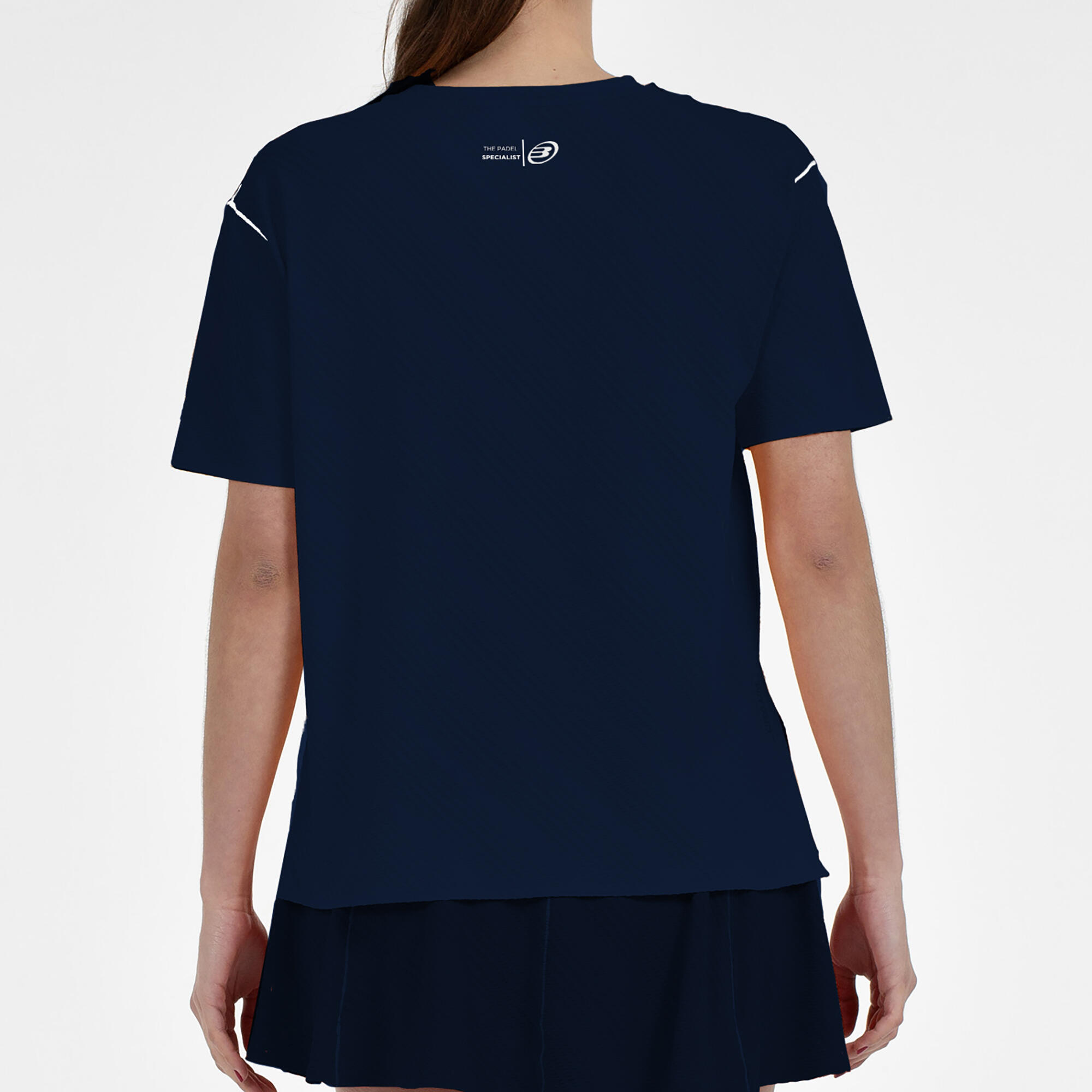 Camiseta de pádel BULLPADEL mujer Pasaron. Azul 2/3