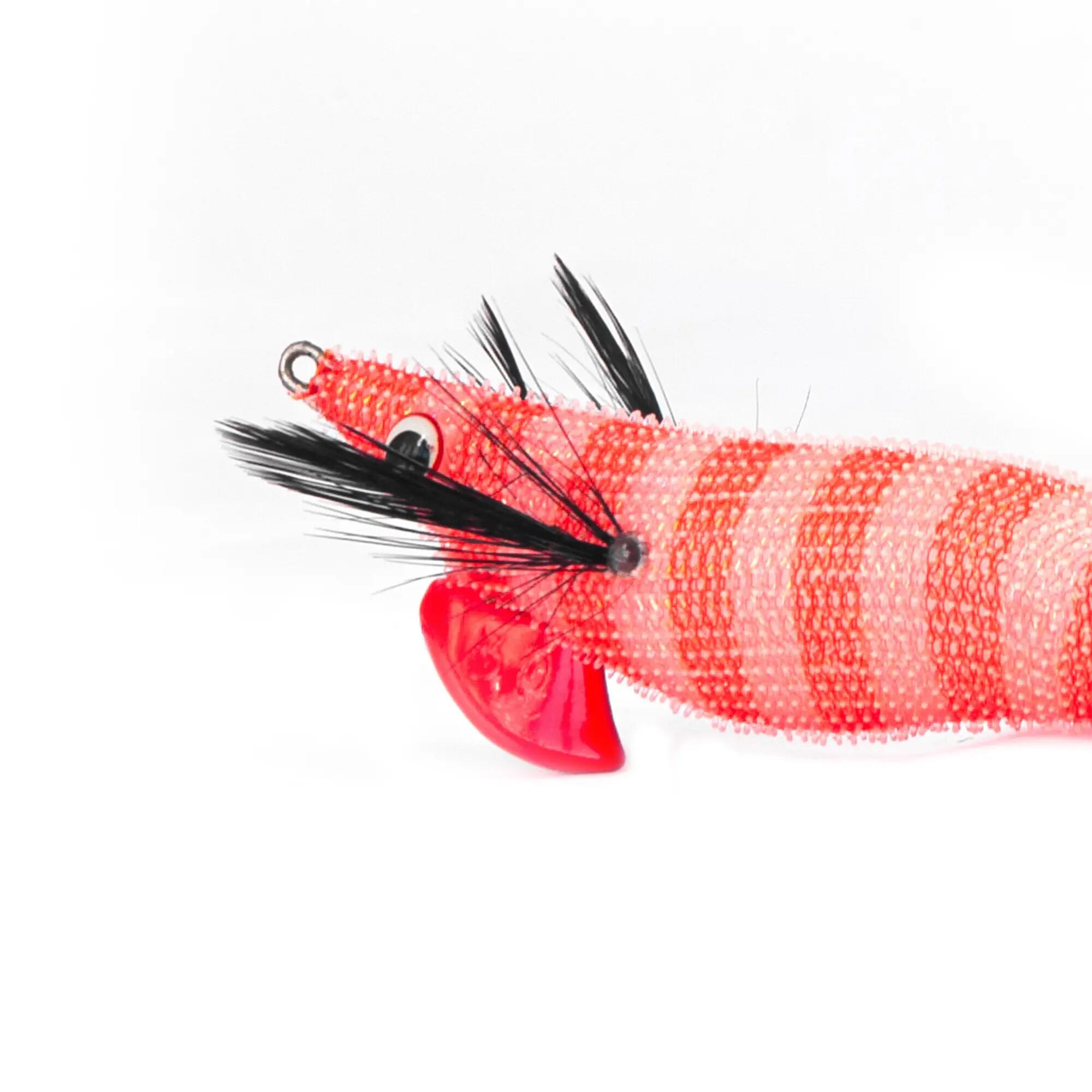 Totanara pesca in mare eging JATSUI RUSH EGI RUBBER #3.0 COL. RED 4/4