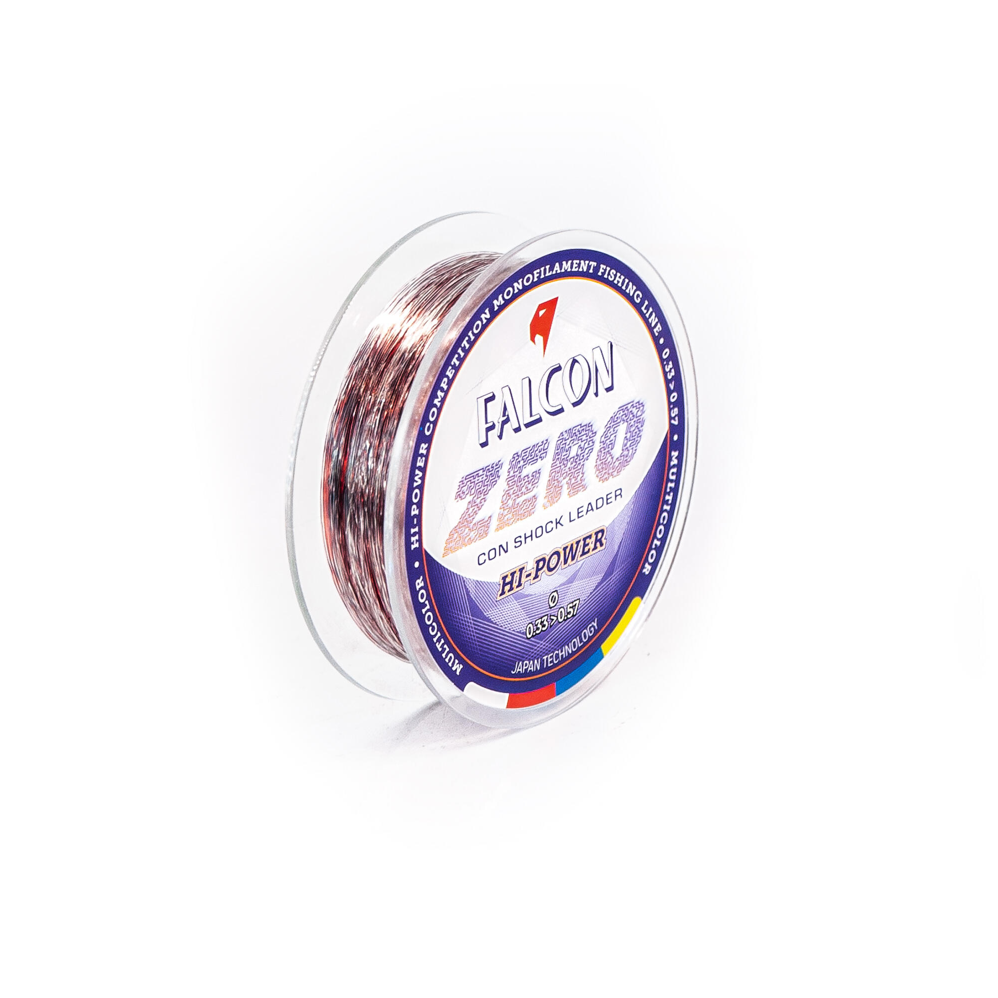 Monofilo coni pesca surfcasting Falcon Zero Surf Leader multicolor 220m 2/4