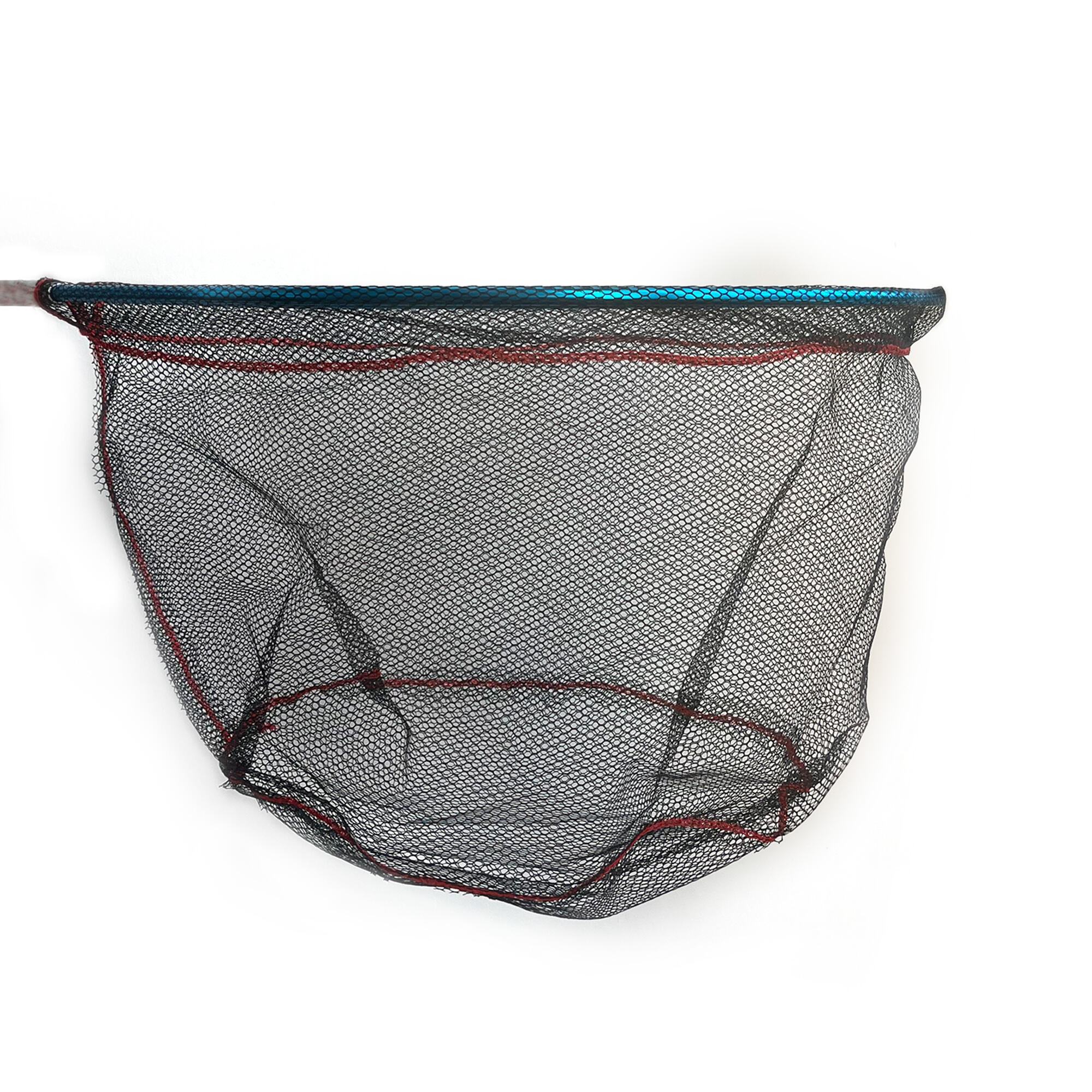 Testa guadino pesca colpo e mare Bulox Ovale Dacron nero 45x55cm rete dacron 2/2