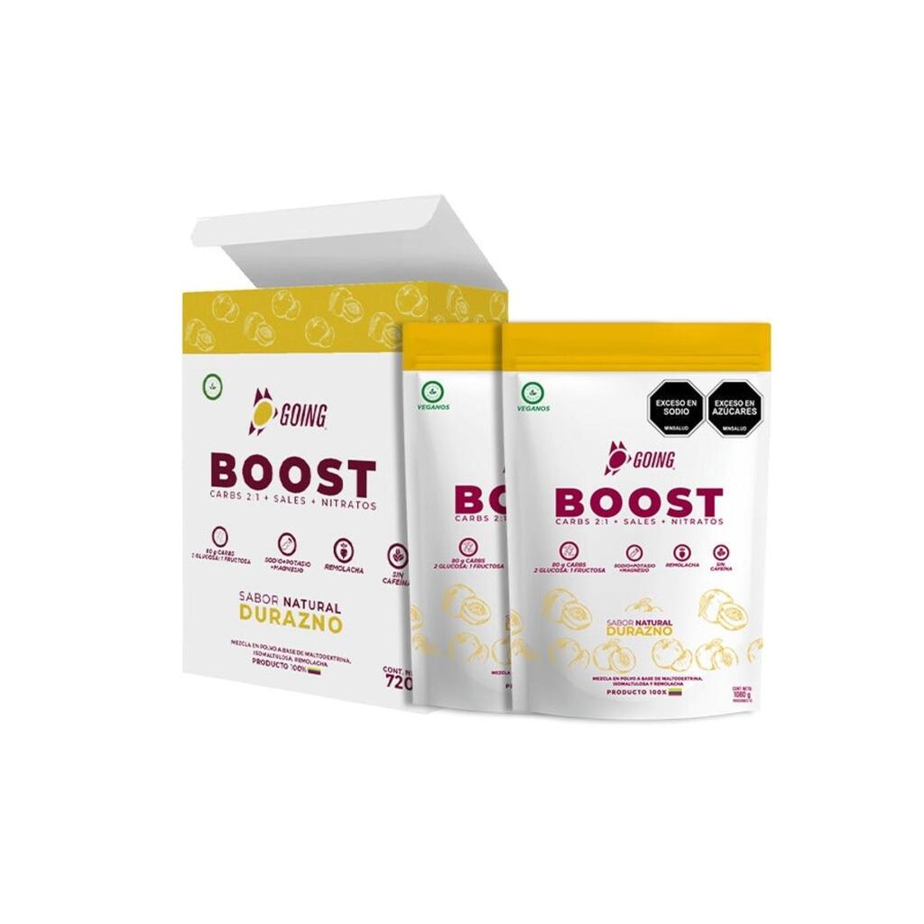 Sachet energético Boost Going sabor durazno 
