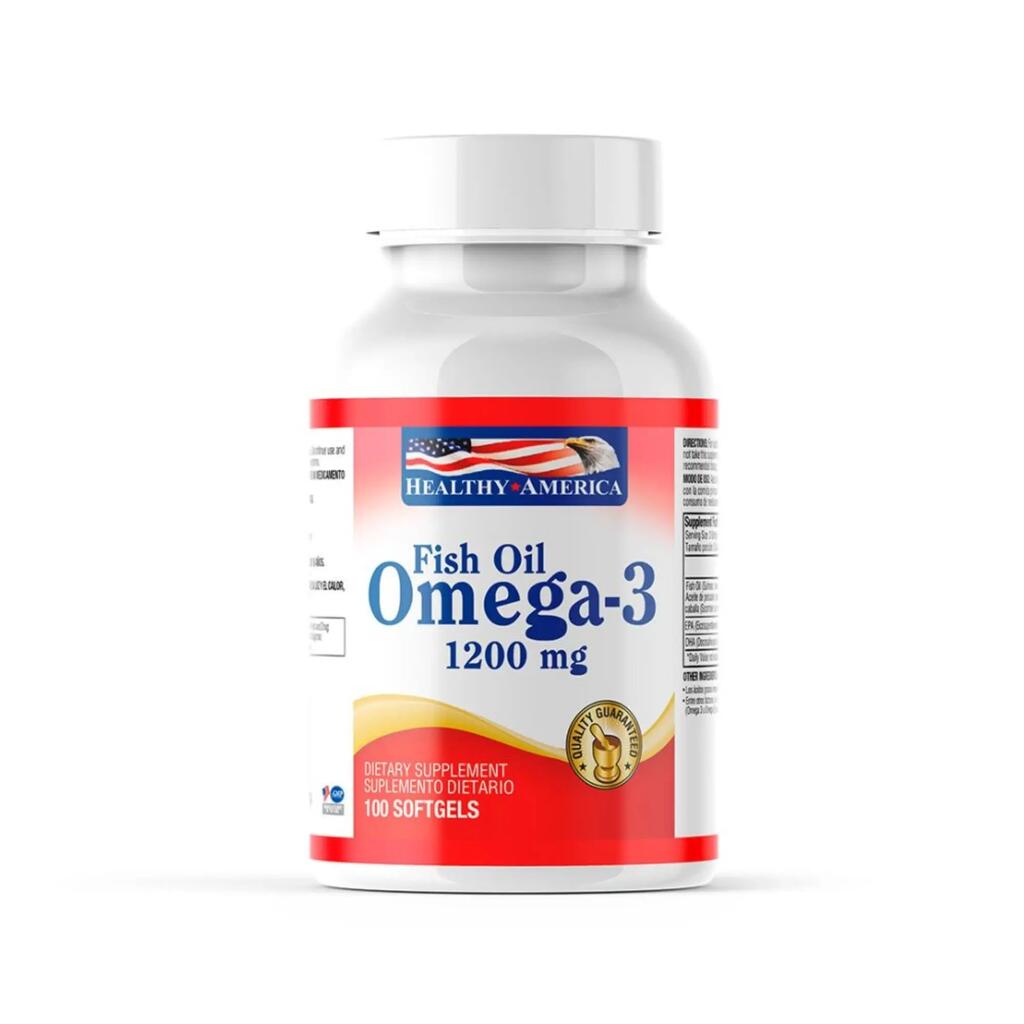Aceite de pescado Omega 3 1.200 mg 100 softgels