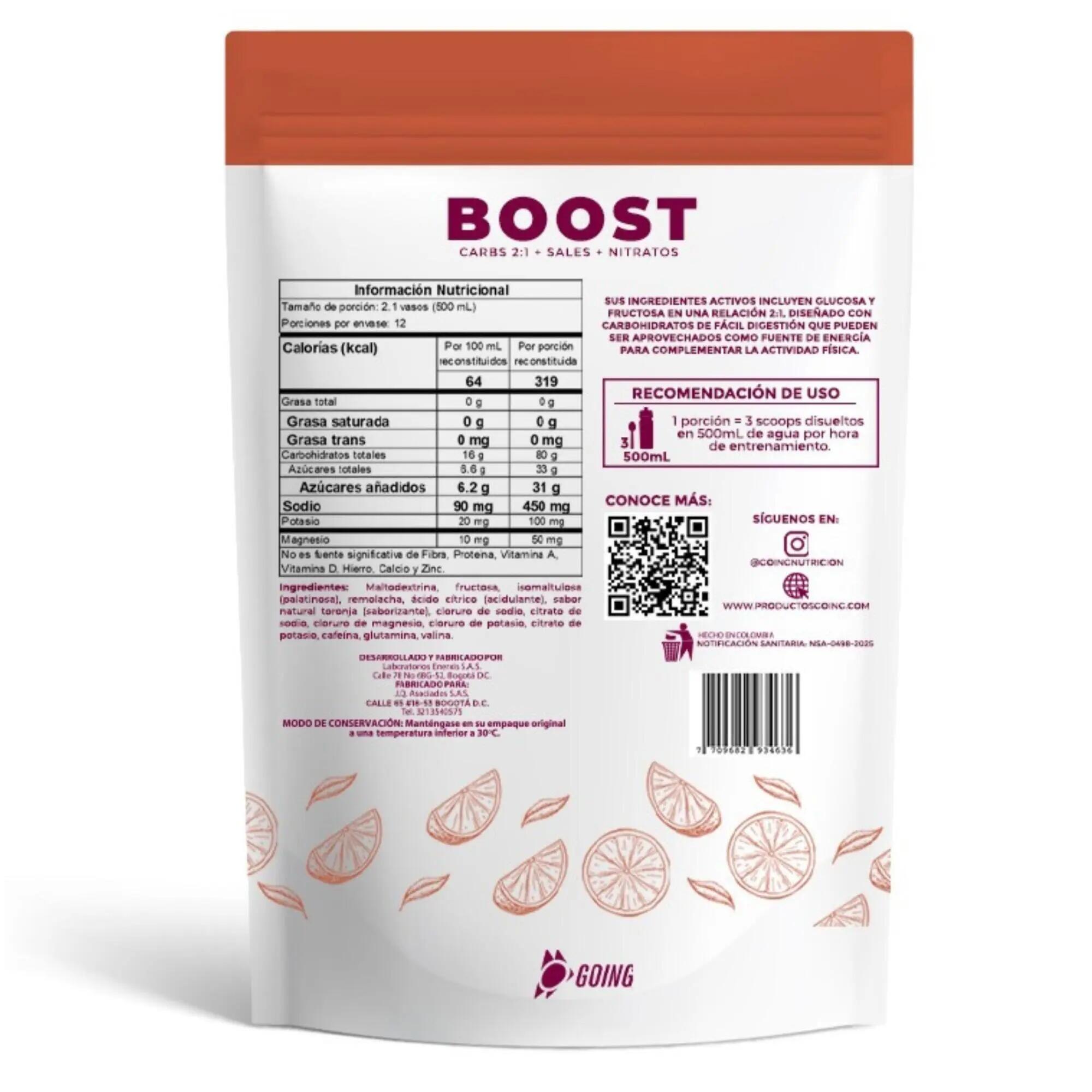 Bebida energética en polvo Going Doypack sabor toronja  2/2