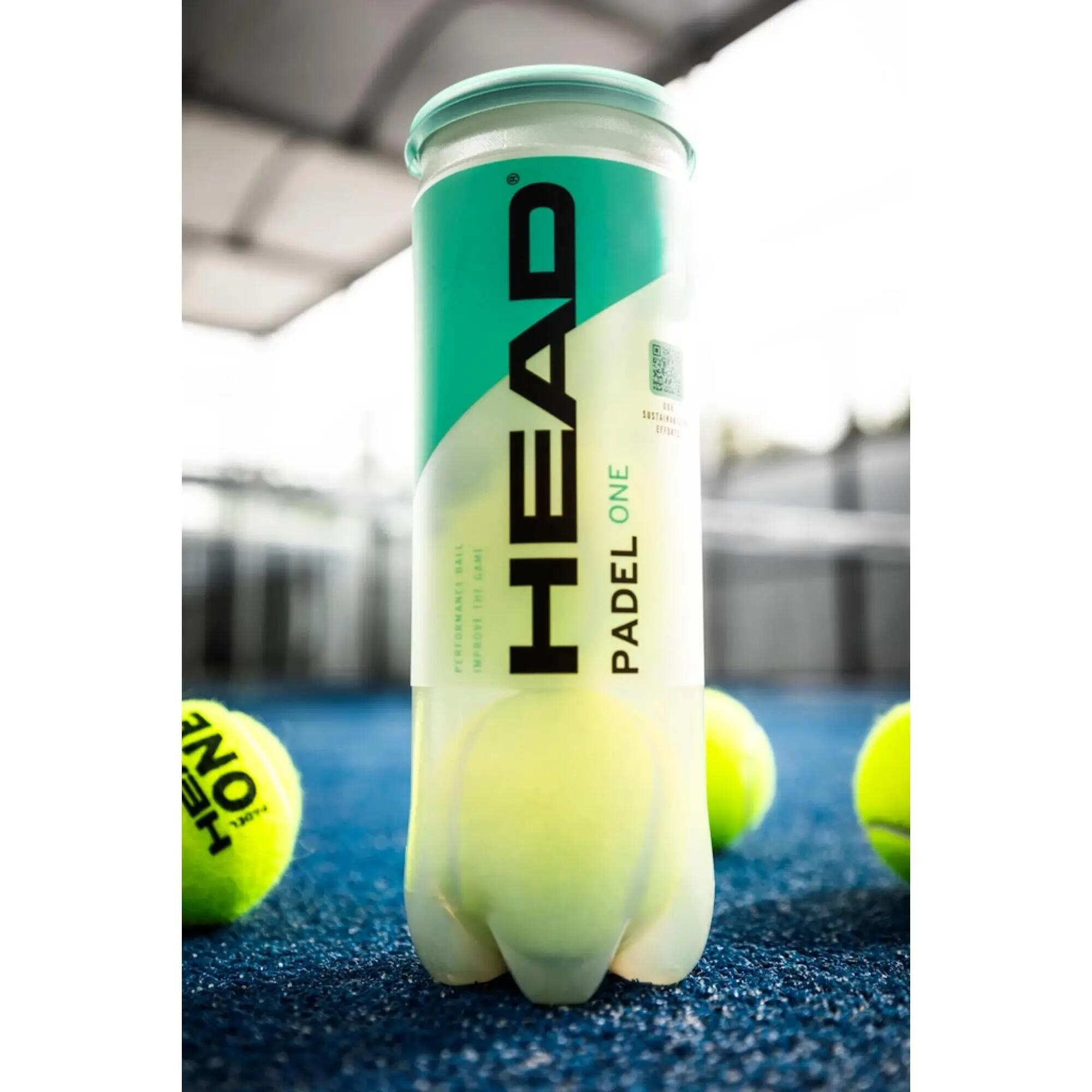 Pelotas de pádel Easy Control Head Padel One Amarillo 2/4