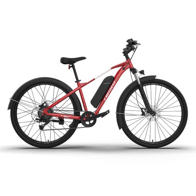 Bicicleta eléctrica de montaña Emotorad 29'' T-Rex Air 2.0 roja