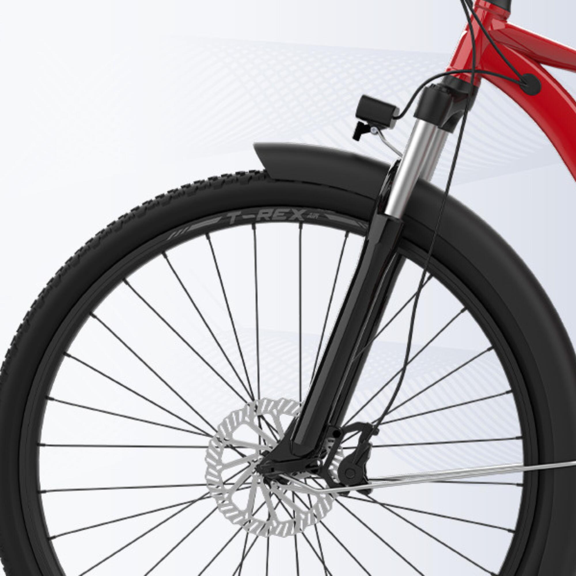 Bicicleta eléctrica de montaña Emotorad 29'' T-Rex Air 2.0 roja 3/6