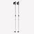 Bâtons de ski de fond réglables adulte, XC S POLE 100 gris aluminium