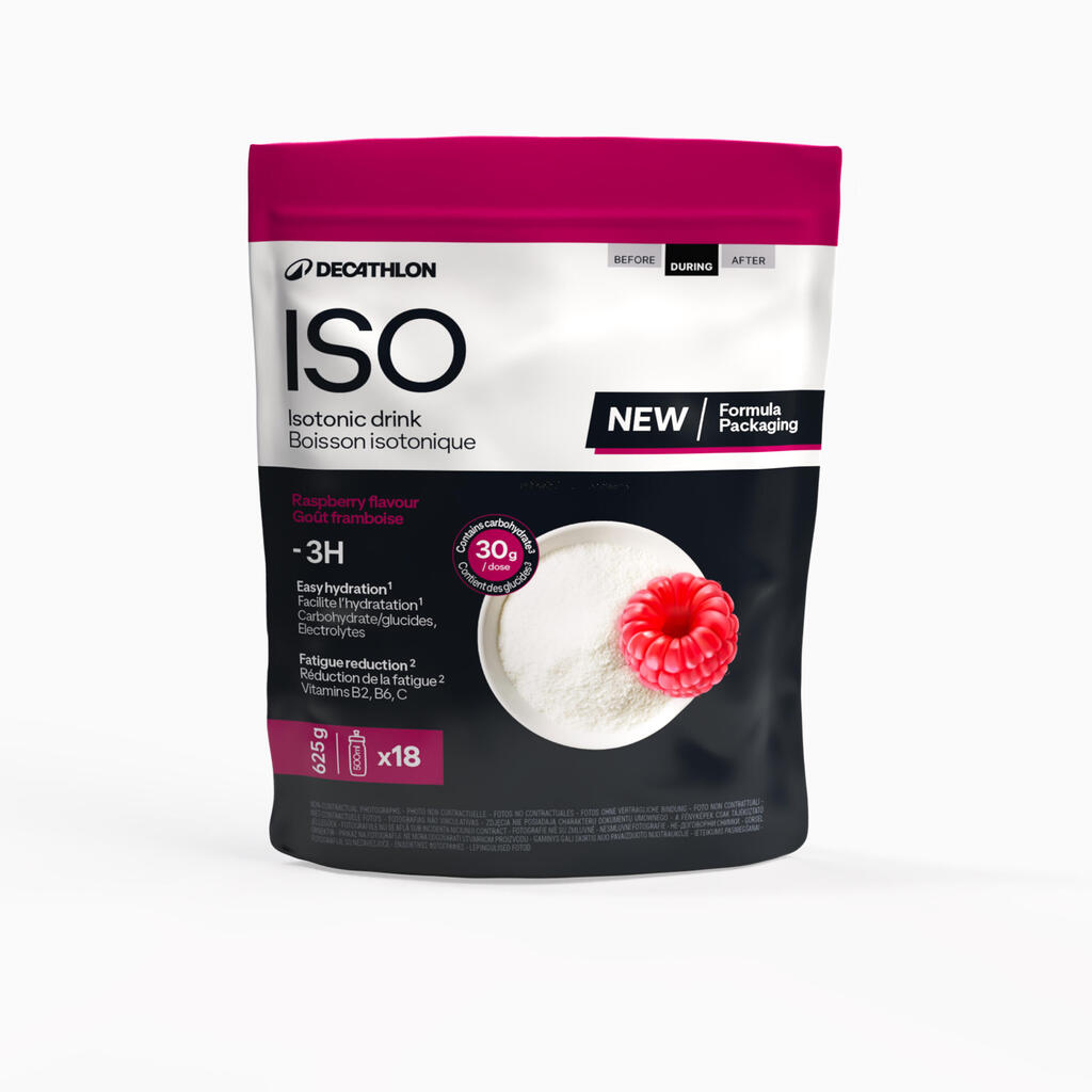 Isotonic drink powder (under 3 hours) raspberry, ISO 625g