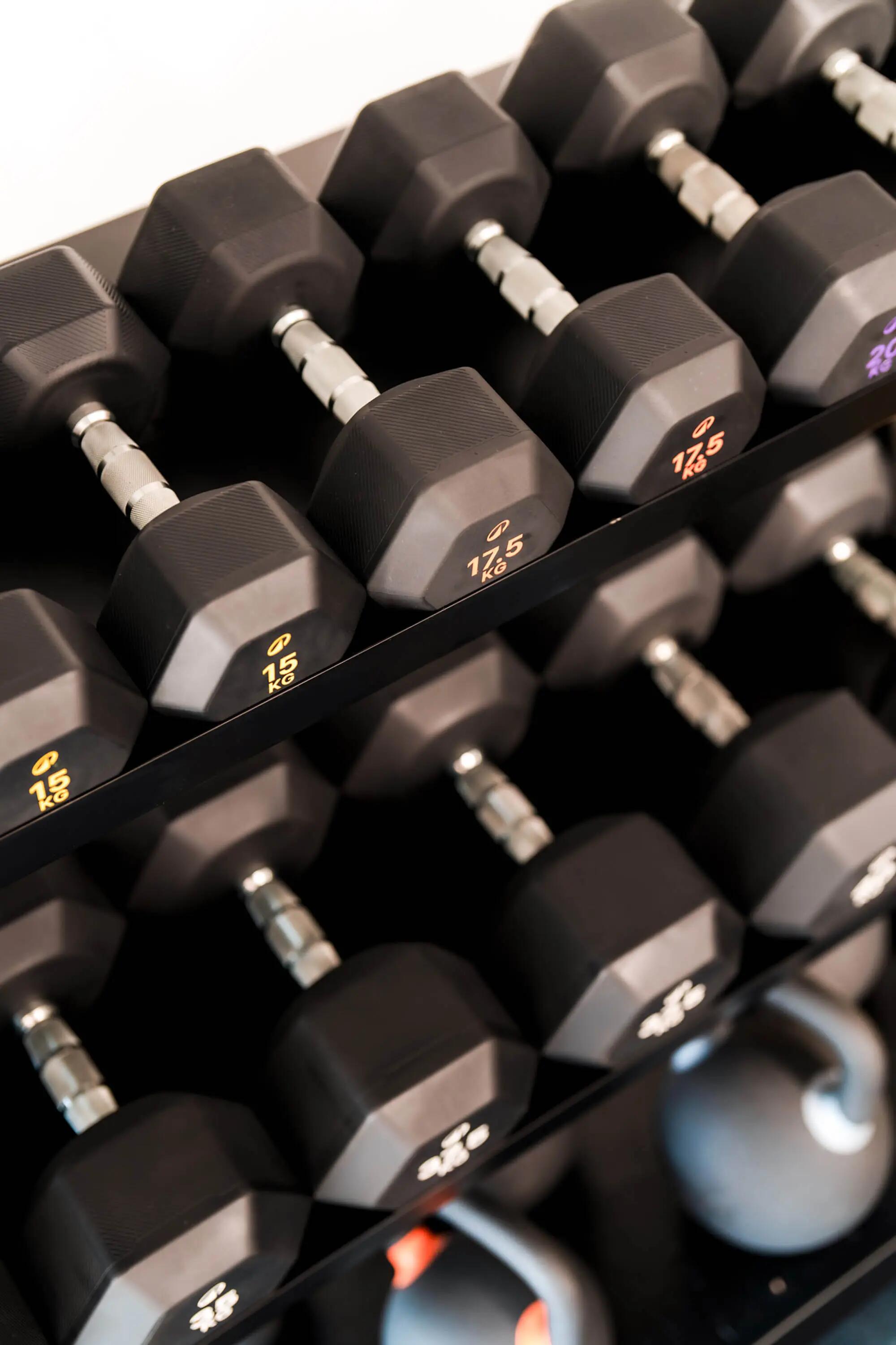 Rack organizare pro pentru Hex Dumbbells și Kettlebells, Elite Weight Rack 18/20