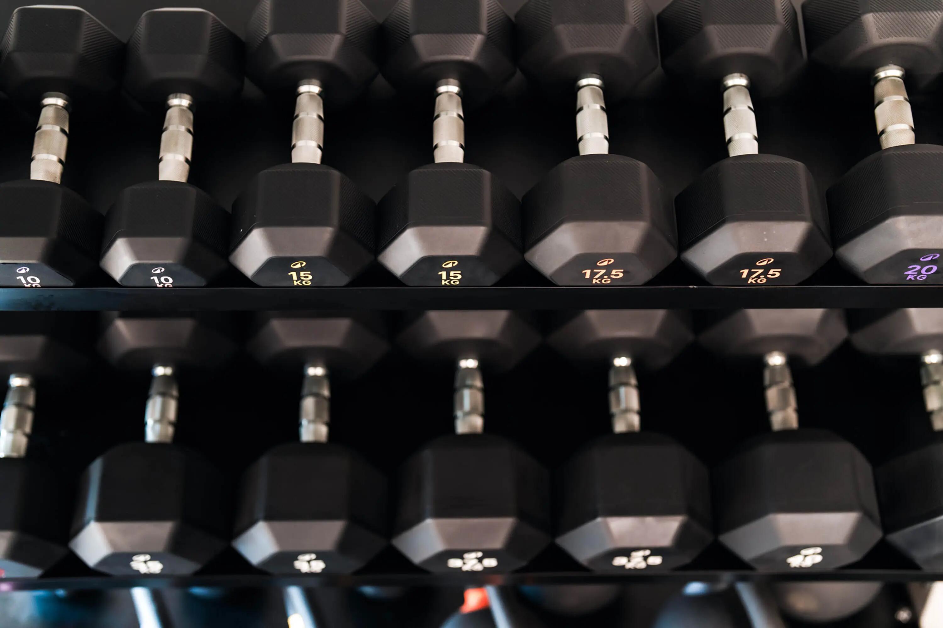 Rack organizare pro pentru Hex Dumbbells și Kettlebells, Elite Weight Rack 17/20