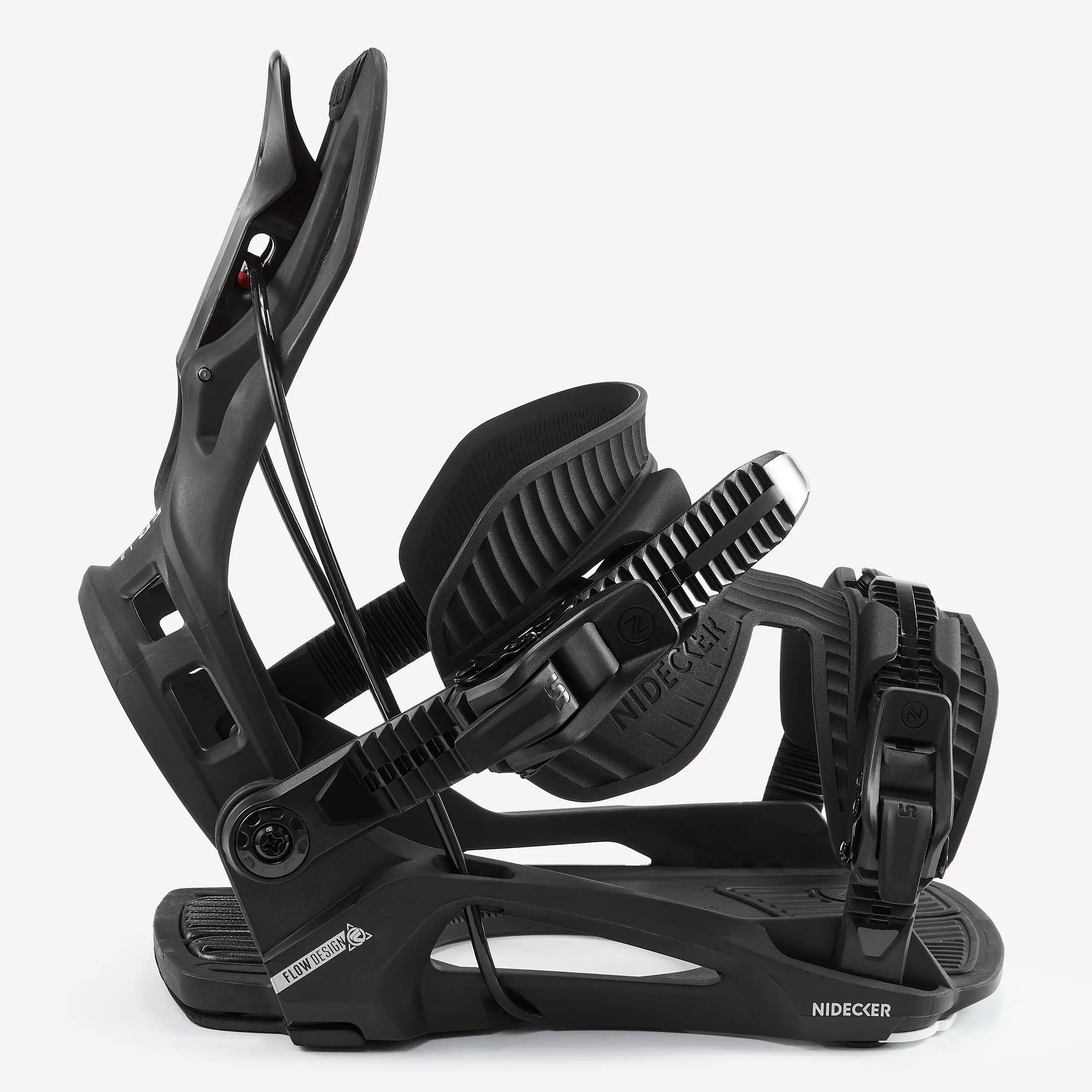 Fixations snowboard rapide unisexe all mountain - Nidecker FLOW NEXUS Noir 2/6