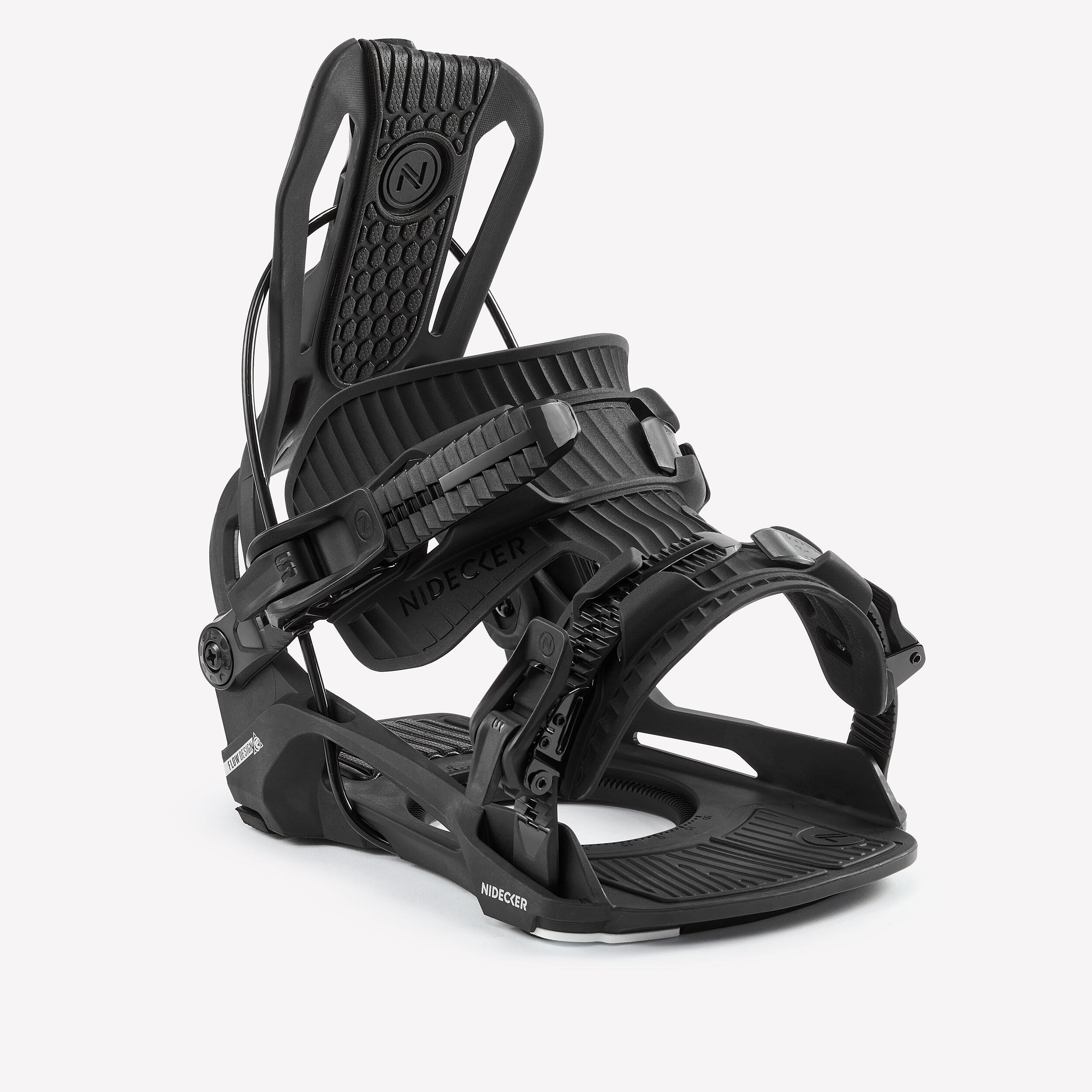 Fixations snowboard rapide unisexe all mountain - Nidecker FLOW NEXUS Noir