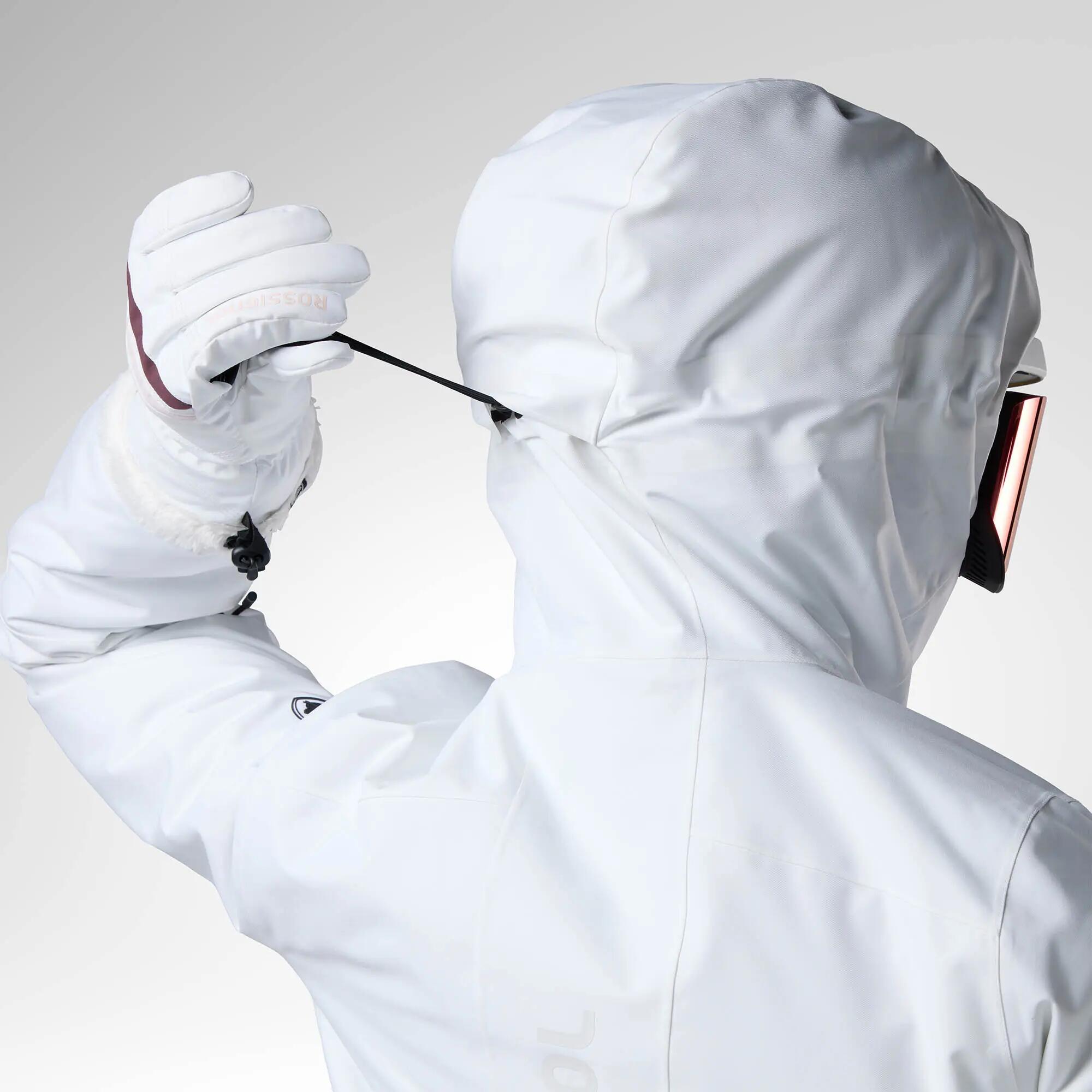 Jaqueta d'esquí impermeable i càlida dona Rossignol Rochrun blanc 9/9