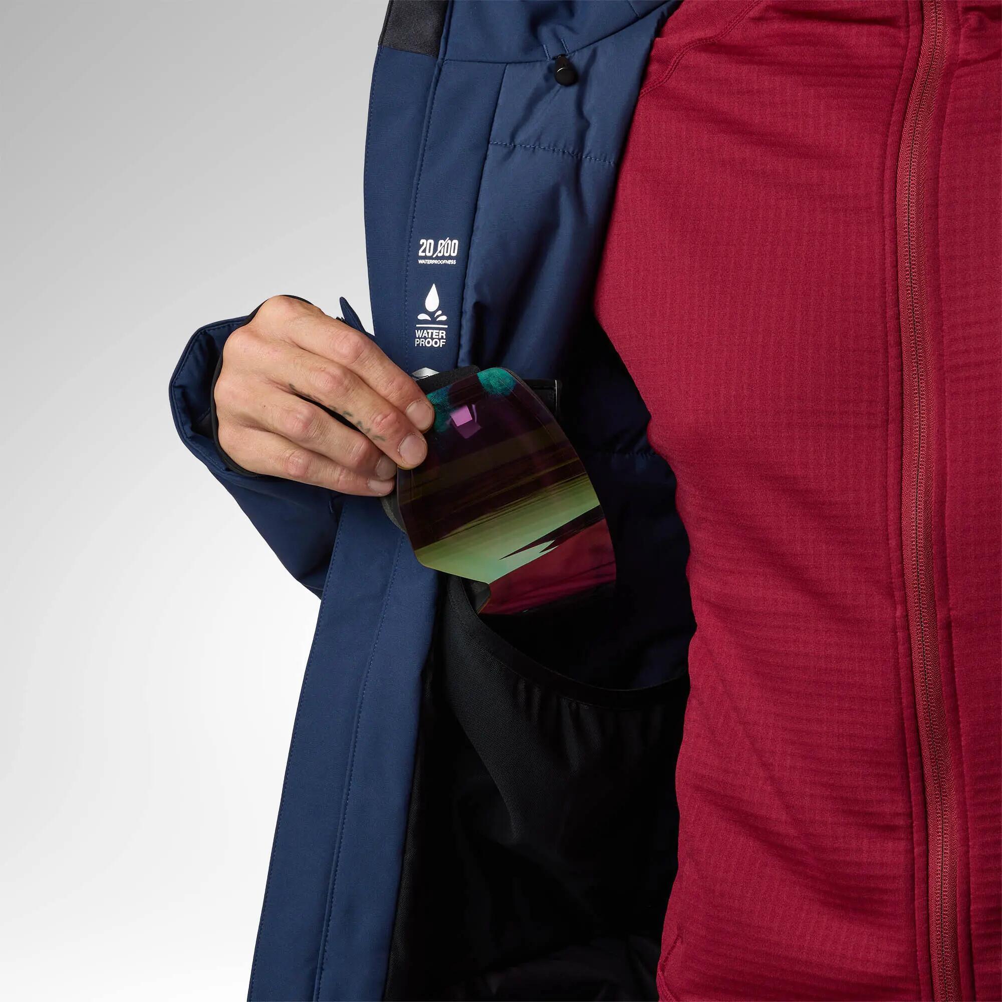 Jaqueta d'esquí impermeable home Rossignol Strawpile blau marí  6/9