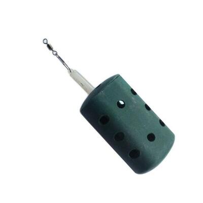 Pasturatore pesca a feeder block end Fonderia Roma Bigattino verde X1