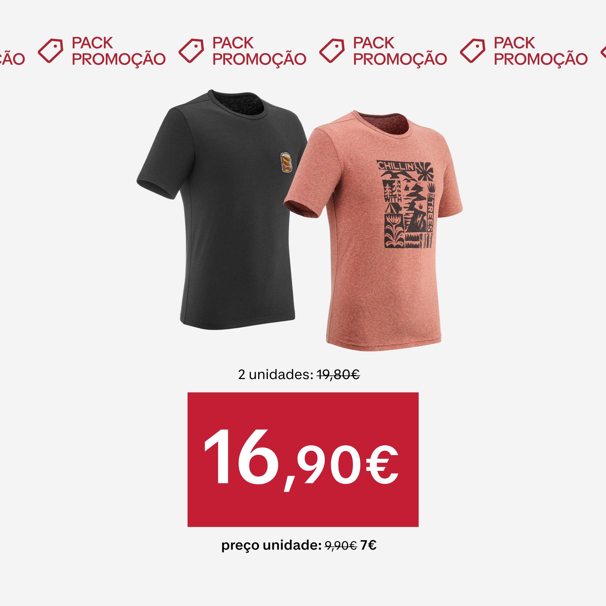 T-shirt de Caminhada NH100 Homem 2/6