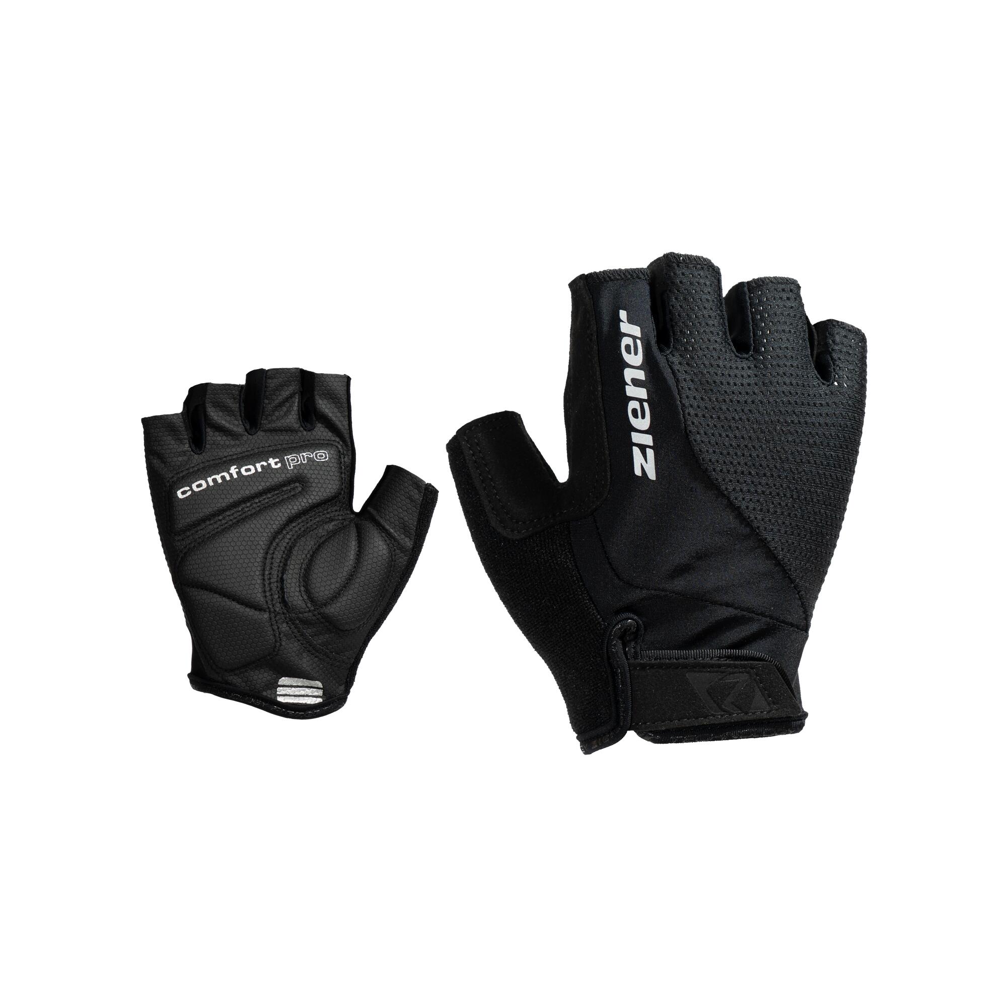 Fahrrad Handschuhe Ziener Trekk SClaass-Z Herren schwarz | Decathlon