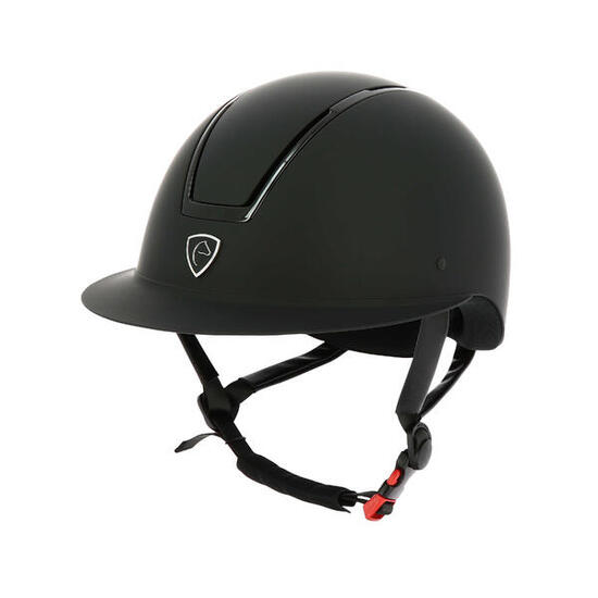 Casque équitation adulte et enfant - Glint noir mat
