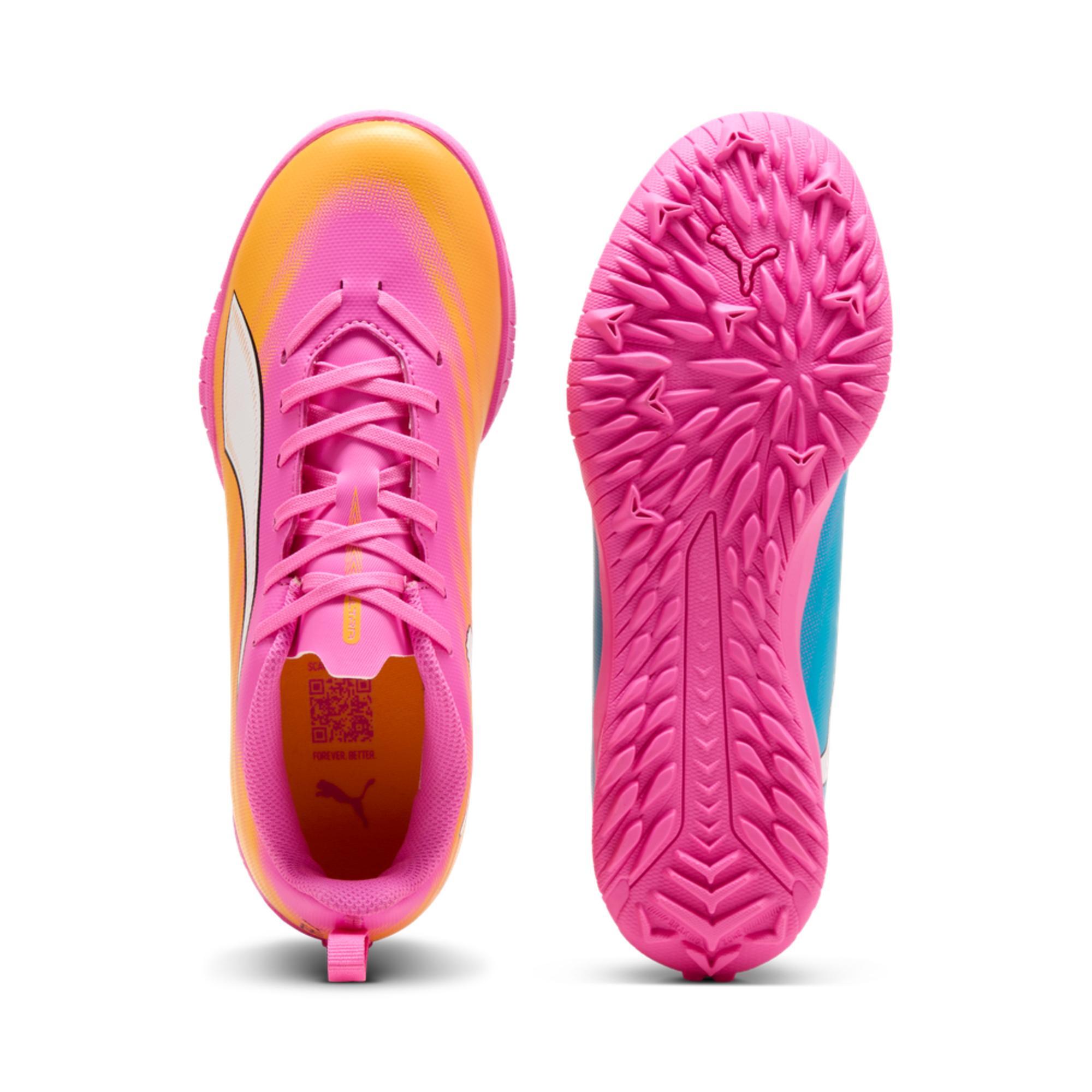 Buty do piłki noznej Turfy PUMA ULTRA 6 PLAY TT Jr Poison Pink 3/3