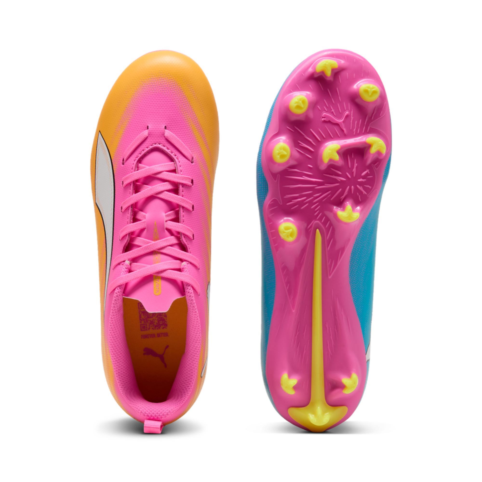 Buty dla dzieci do piłki nożnej PUMA ULTRA 6 PLAY FG AG Jr Poison 4/4