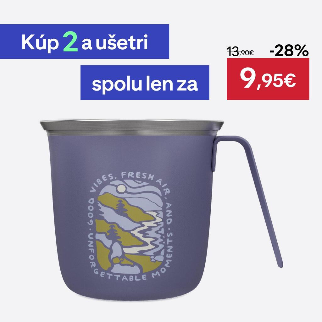 Antikorová šálka 500 0,3 l fialová