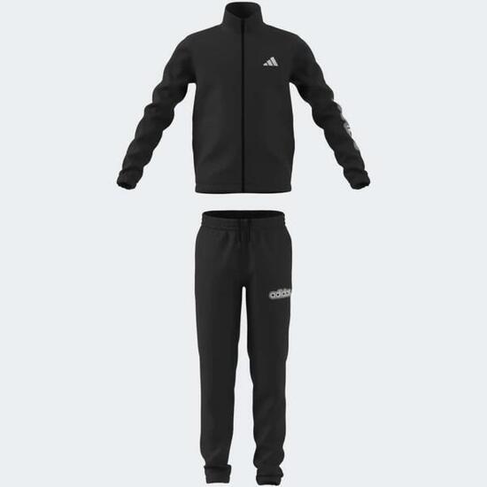 Survêtement de sport enfant, noir