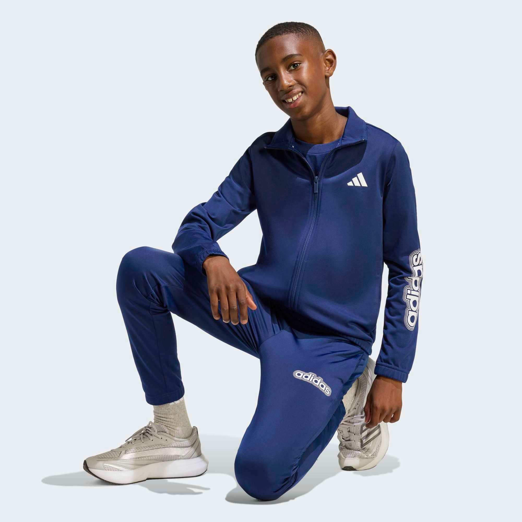 Survêtement de sport enfant, bleu marine 3/6