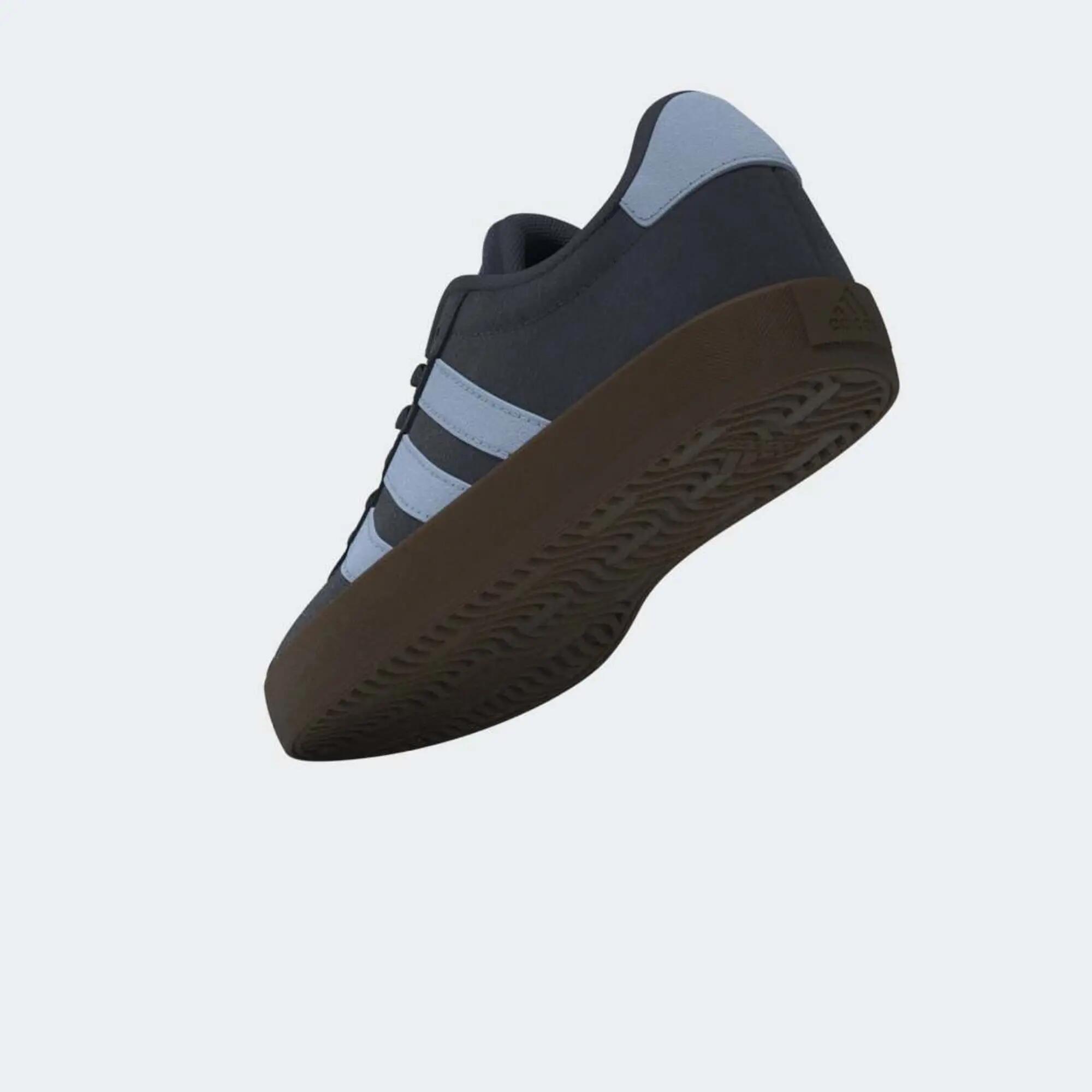 Încălțăminte din piele ADIDAS VL COURT, albastru, copii 11/12