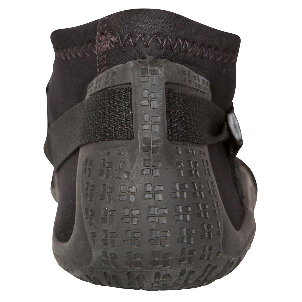 Zapatos de neopreno de 3mm caña baja para Surf Olaian TW900